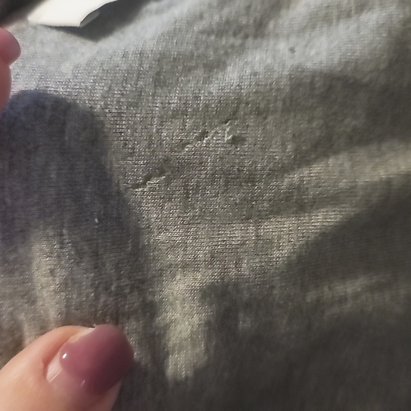 Elizabeth and James leopard cheetah black vinyl print wool cardigan sweater S - Picture 3 of 8